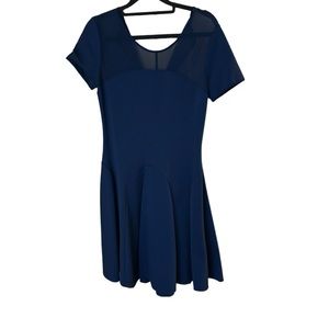 New with Tags Halston Heritage Short Sleeve Fit/Flare Ponte Dress